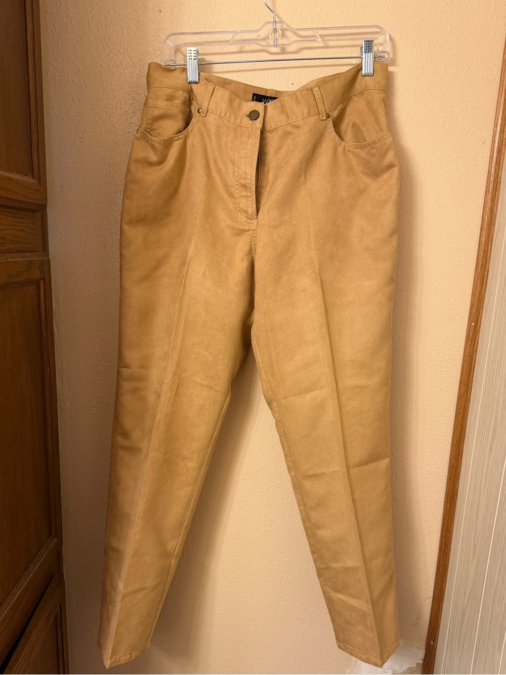 Kasper Camel/Tan Ankle-Length Wide Leg Pants